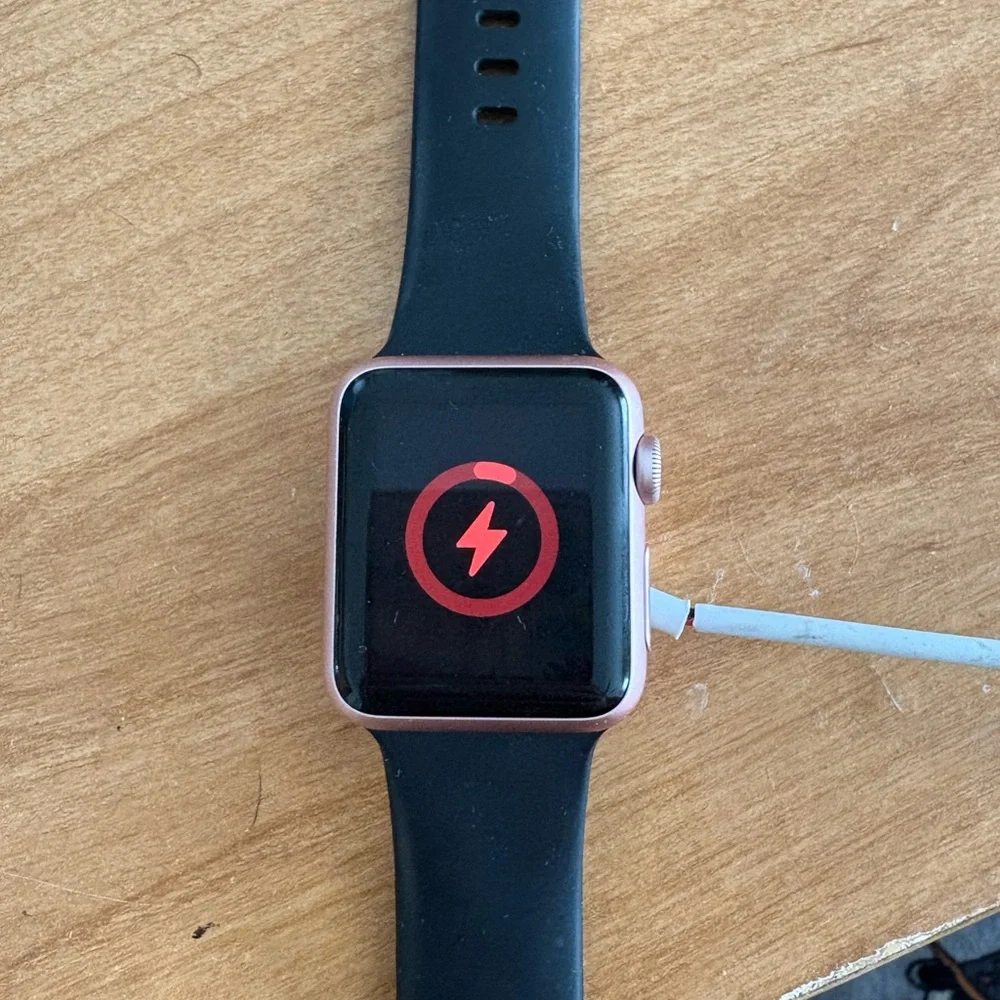 Apple Watch Black and Rose Gold